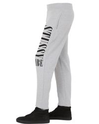 Stussy | Gray Vibe Cotton Jogging Pants | Lyst