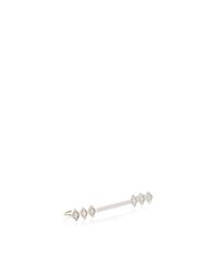 Azlee | Metallic White Gold Light Rod Ear Cuff | Lyst