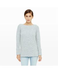 Club Monaco | Gray Matalin Textured-knit Sweater | Lyst