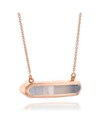 Monica Vinader | Gray Baja Necklace | Lyst