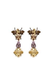Anabela Chan | Multicolor 'Beetle' 18K Gold Solitaire Citrine Drop Earrings | Lyst