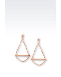 Emporio Armani | Metallic Earrings | Lyst