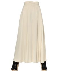 Proenza Schouler | Natural Crepe Palazzo Trousers | Lyst