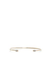 Ginette NY | Metallic Single Diamond Choker Bangle | Lyst