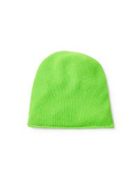 Polo Ralph Lauren | Green Waffle-knit Cashmere Beanie | Lyst