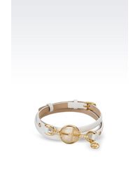 Emporio Armani | White Bracelet | Lyst