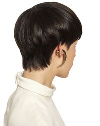 Givenchy | Metallic Large Star Shark Brass Single Earring | Lyst