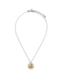 CZ by Kenneth Jay Lane | Metallic Cushion Cut Cubic Zirconia Pendant Necklace | Lyst