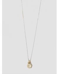 Odette New York - Metallic Triton Necklace Brass - Lyst