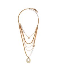 Lulu Frost | Metallic Voltaire Multi-chain Necklace | Lyst