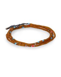 M. Cohen | Metallic Four-layer Mini Antique Beaded Bracelet | Lyst