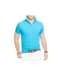 Pink Pony | Blue Polo Mesh Polo Shirt - Classic Fit for Men | Lyst