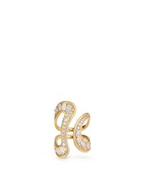 Fernando Jorge | Metallic 'stream' Diamond 18k Yellow Gold Open Ring | Lyst