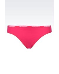 Emporio Armani | Purple String | Lyst