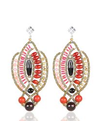 Ziio | Orange Mild Red Earrings | Lyst