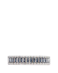 Philippe Audibert | Blue Crystal Bead Edge Elastic Bracelet | Lyst