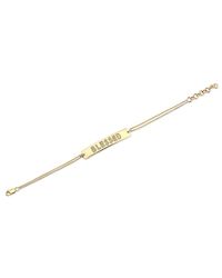 Anne Sisteron | 14kt Yellow Gold Diamond Blessed Bracelet | Lyst