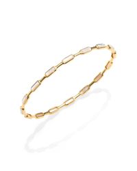 Ippolita | Metallic Rock Candy Mother-of-pearl & 18k Yellow Gold Sixteen-stone Station Bangle Bracelet | Lyst