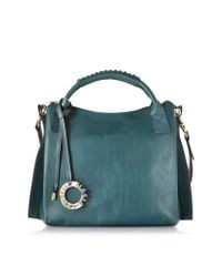 Francesco Biasia - Green Gardenia Genuine Leather Handbag - Lyst