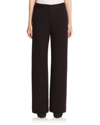 Helmut Lang | Black Wool Pique Knit Pant | Lyst