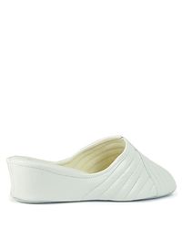 Jacques Levine | White Wedge Slipper | Lyst