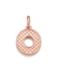 Monica Vinader | Metallic Alphabet Pendant O | Lyst