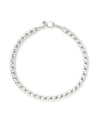 Philippe Audibert | Metallic 'lester' Twist Rope Choker Necklace | Lyst