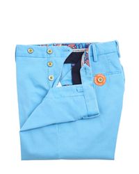 PT01 | Blue 17cm Reef Faded Stretch Cotton Pants for Men | Lyst