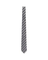 Armani | Gray Diagonal Stripe Tie for Men | Lyst