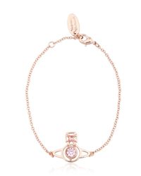 Vivienne Westwood Metallic Logo Charm Bracelet