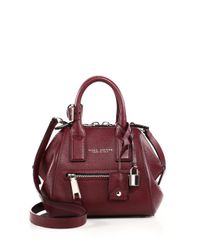 Marc Jacobs | Purple Incognito Mini Textured Leather Top-handle Bag | Lyst