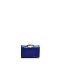 Ted Baker | Blue Peton Patent Small Wallet | Lyst