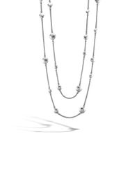 John Hardy | Metallic Dot Disc Stations Sautoir Necklace | Lyst