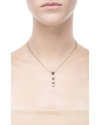 Nikos Koulis | Black and White Diamonds V Collection Pendant | Lyst