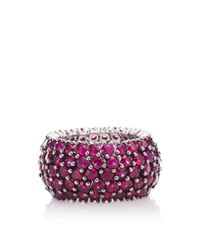 Sidney Garber | Pink Ruby Flexible Ring | Lyst