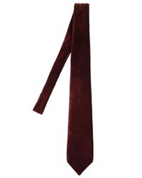 Giorgio Armani | Red 7cm Viscose & Silk Velvet Tie for Men | Lyst