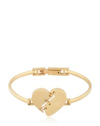 Marc By Marc Jacobs | Metallic Broken Hearted Bracelet | Lyst