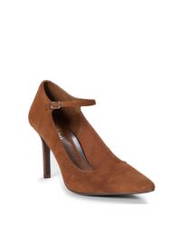 Ralph Lauren | Brown Sage Suede Pump | Lyst