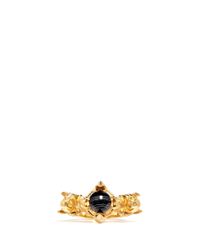 Alexander McQueen | Metallic Claw Skull Stone Ring | Lyst