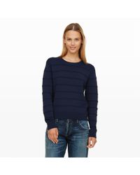 Club Monaco | Blue Wendie Ottoman Stitch-stripe | Lyst