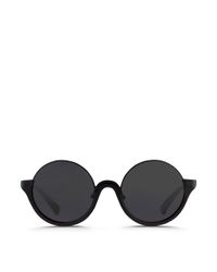 3.1 Phillip Lim | Black X Linda Farrow Stainless Steel Rim Half Moon Sunglasses | Lyst