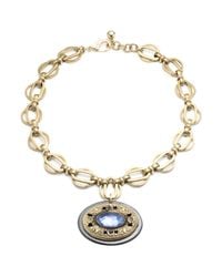 Lulu Frost - Metallic Medallion Pendant #2 - Lyst