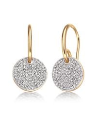 Monica Vinader | Metallic Ava Disc Drop Earrings | Lyst