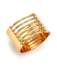 Chloé | Metallic Frances Bar Cuff Bracelet | Lyst