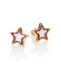 Marc By Marc Jacobs | Metallic Mirrored Star Stud Earrings | Lyst