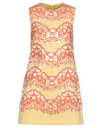 RED Valentino | Natural Leopard Print Dress | Lyst