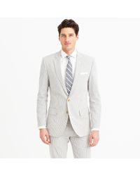 j crew ludlow seersucker suit