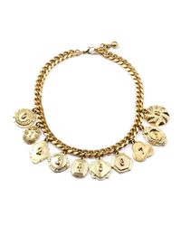 Lulu Frost | Metallic Victorian Plaza Charm Number Necklace | Lyst