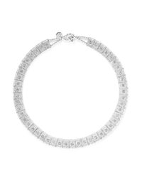 Philippe Audibert | Metallic 'lina' Engraved Metal Elastic Necklace | Lyst