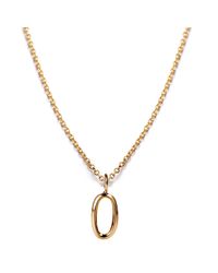 Lulu Frost | Metallic Code Number 18Kt #0 Necklace | Lyst